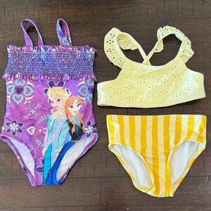 2T swimsuit bundle (Cat & Jack and Disney)